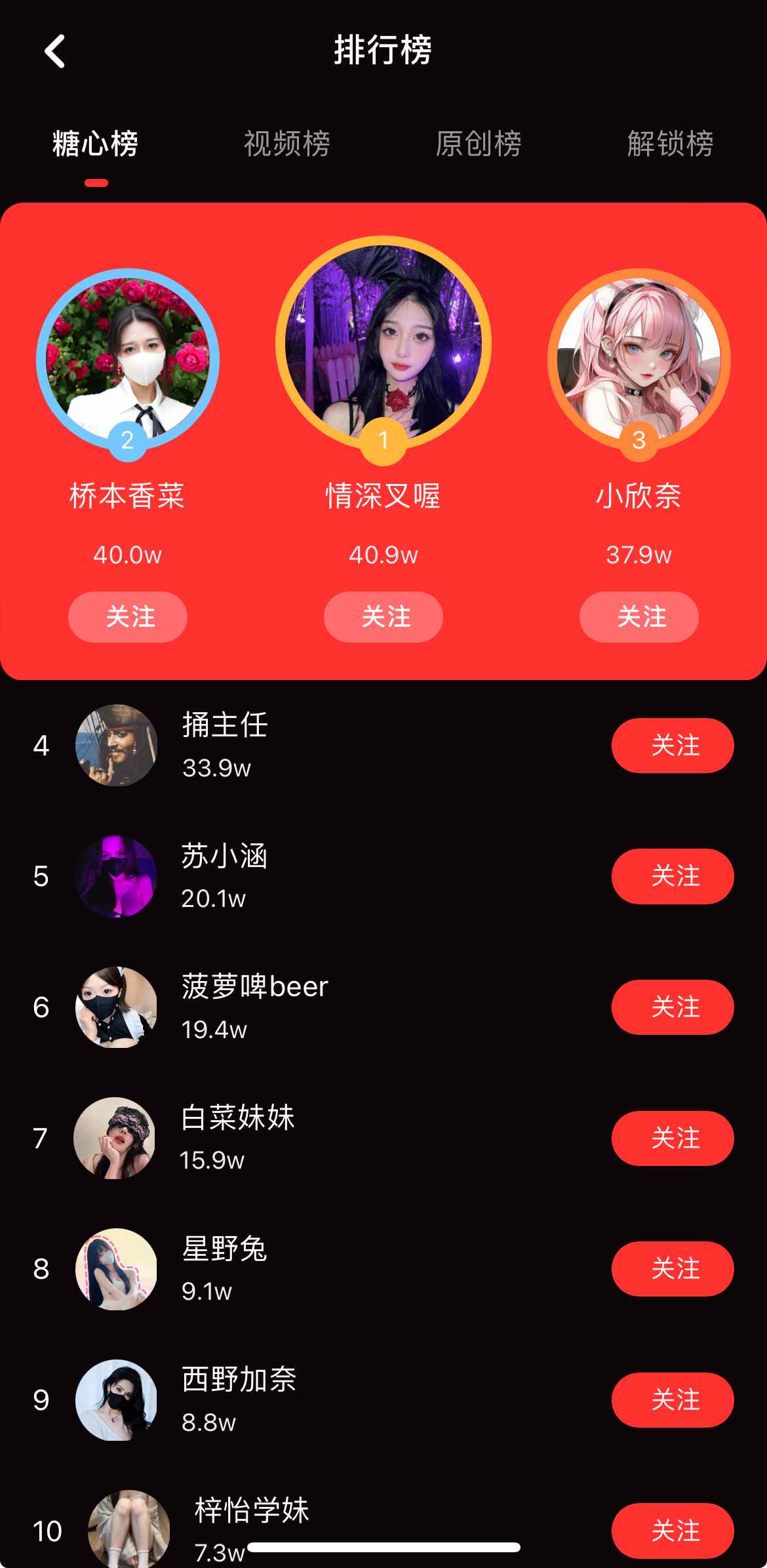 糖心Vlog官网排行榜页面